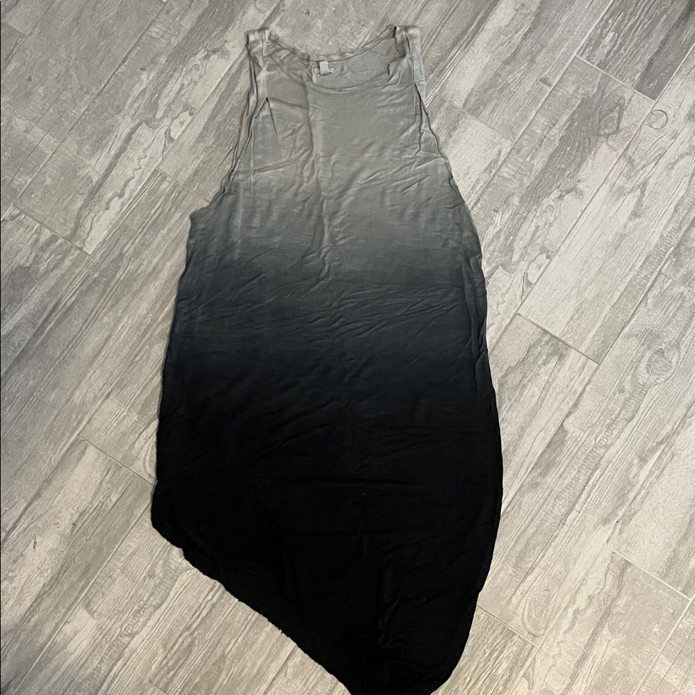 Chic Ecote Asymmetrical Ombre Sleeveless Dress